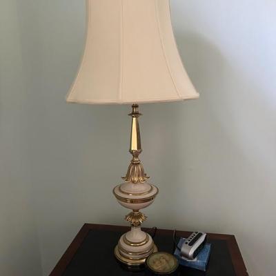 Vintage Stiffel Lamp with Milk Glass top (2 available)