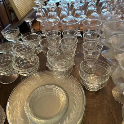 Small Sampling of glassware available