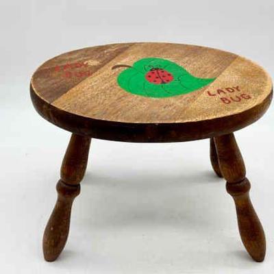 Adorable Ladybug Footstool
