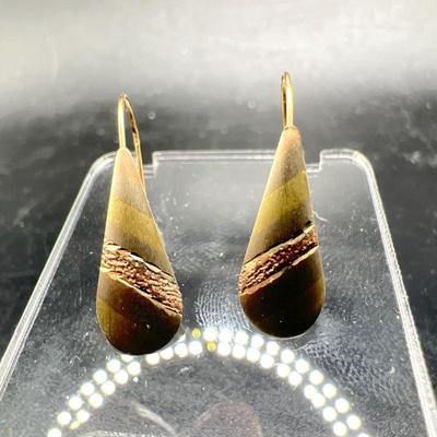 14K Gold Earrings by JCM
