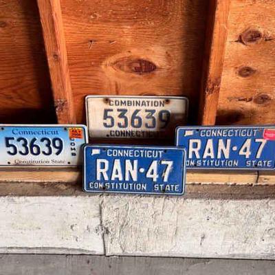 (4) License Plates
