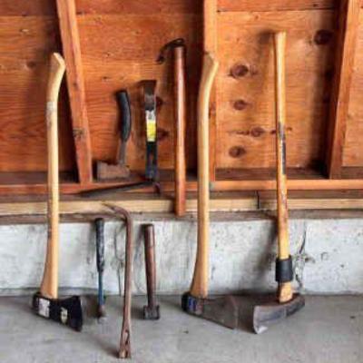 Axes, Pry Bars, And Hammers
