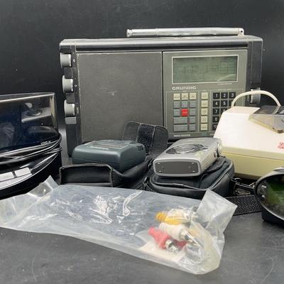 Assortment Of Miscellaneous Items From A Radio To Knife Sharpener