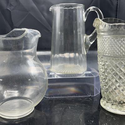 A Group Of Assorted  Pitchers