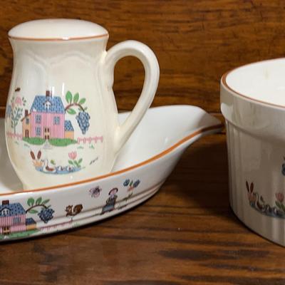 Vintage Jamestown Country home Stoneware 
