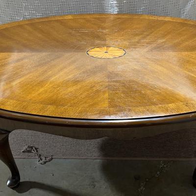 Vintage Oval Coffee Table 
