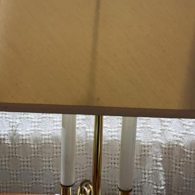 Vintage Marble Base Brass-like Table Lamp