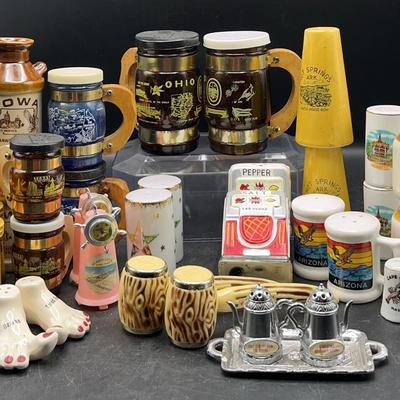 Assorment of Vintage Salt And Pepper Shakers