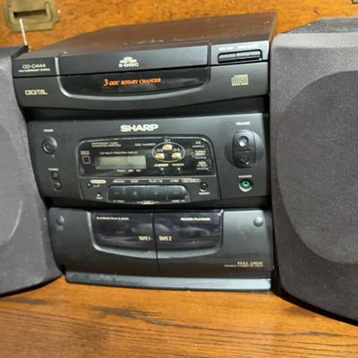 Vintage Sharp Mini Component System Cd-c444
