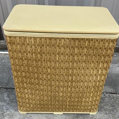 Vintage Burlington  Clothes Hamper 