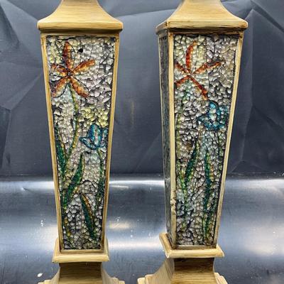 2 Pedistal Candle Holders