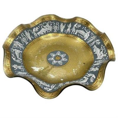 Lot 187 
Cera Glass Etruscan Frieze Candy Dish