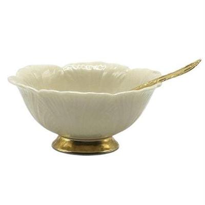 Lot 100-104 
Lenox, Dorian Nut Bowl and Spoon