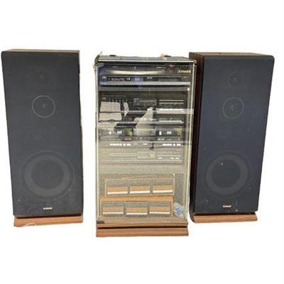 Lot 518  
Fisher Stereo System, Turntable, and Speakers
