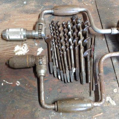 Vintage Hand Drills 