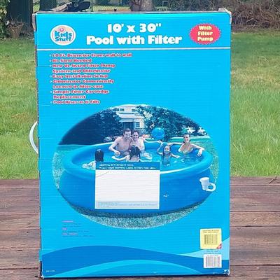 Inflatable Pool With Filter NIB