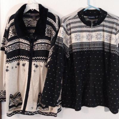 Black and White Sweaters 