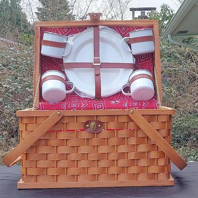 Picnic Basket and Supplies 