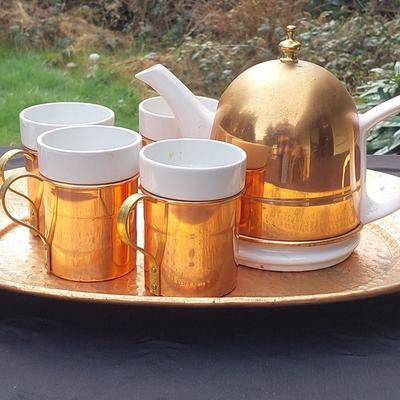 The Cellar Copper Beverage Set 