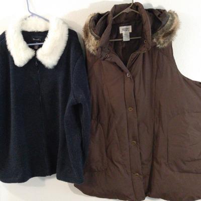 Outdoor Vest and Black Jacket 