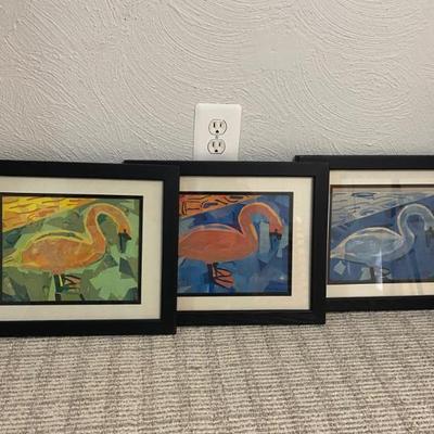 Flamingo art