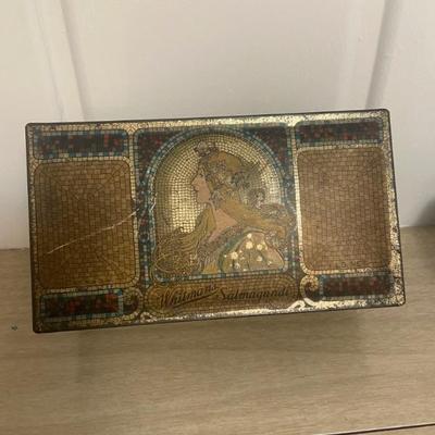 Vintage tin Whitman’s box