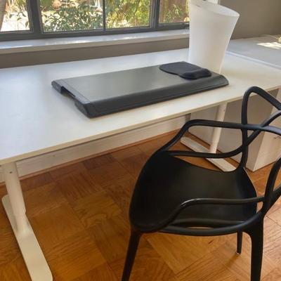 White desk