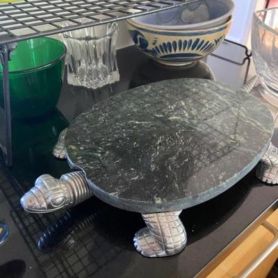 Turtle cheese plate