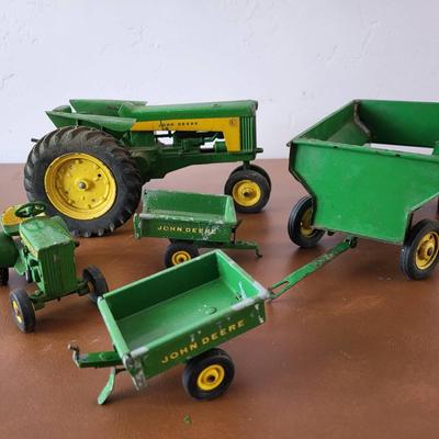 John Deere Tractors and Wagons