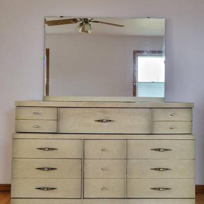 Bassett Furniture Dresser and Mirror