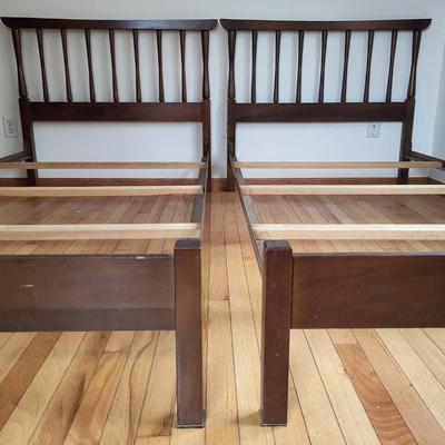 Mid Century Twin Beds