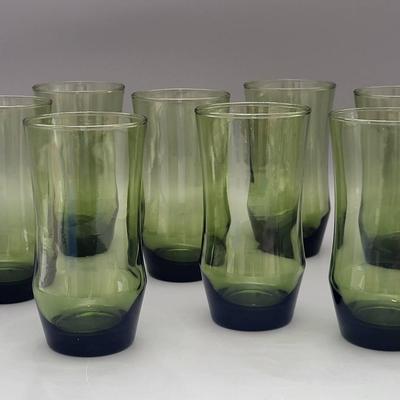 Libbey Apollo Green Glasses