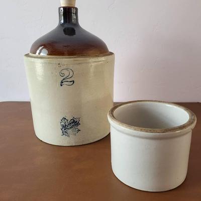 Western Stoneware Jug and Crock