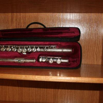 Flute and case