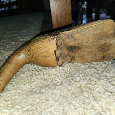 Rare 1850s Bulgarian Palamarca: Handcarved 