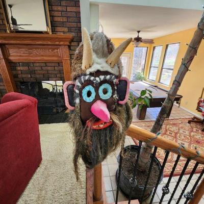Bulgarian Christmas Mask, brought into the states 1978