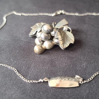 Sterling Necklace & Pendant 