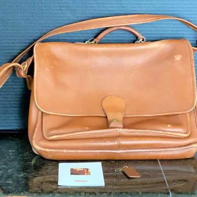 Leather Satchel By Coach 