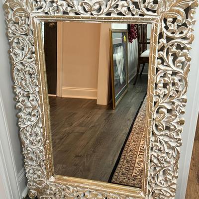 Stunning Distressed Broyhill Mirror