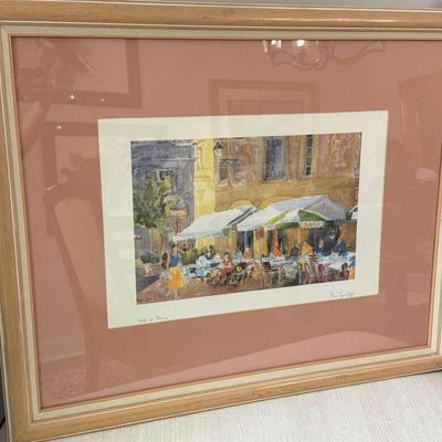 "Hotel De Provence" by Pierre Jean Llado (Signed Print)