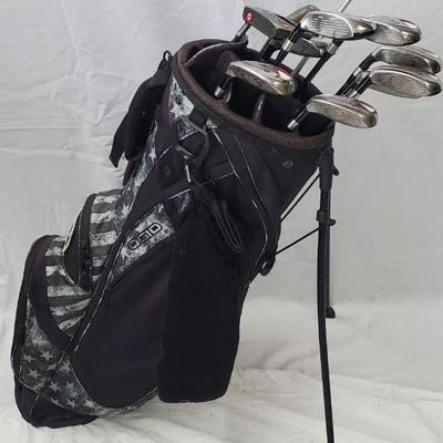 Full Set K5S Majek Hybrid Set Golf Clubs with Stars & Stripes Bag