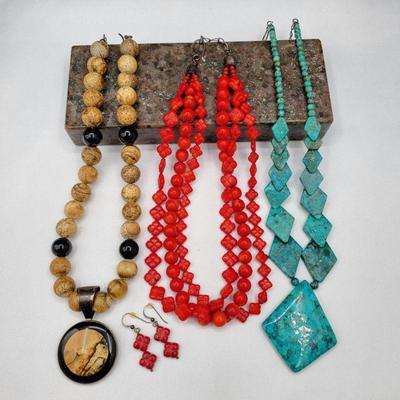 Jay King Coral Turquoise