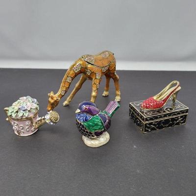 Jeweled Trinket Boxes