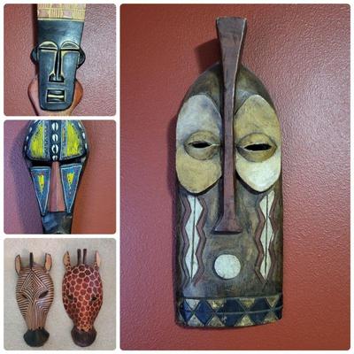 Tribal Wall Masks