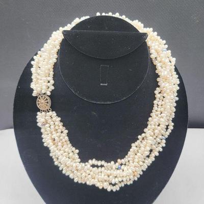 Pearl Sterling Clasp