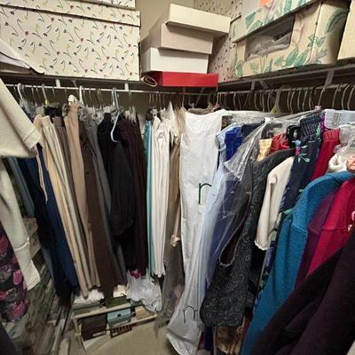 HUGE Selection of Clothing and Shoes! Ladies - L/XL Tops & 14/16 Bottoms. Men M/L Tops & 36 Bottoms. 