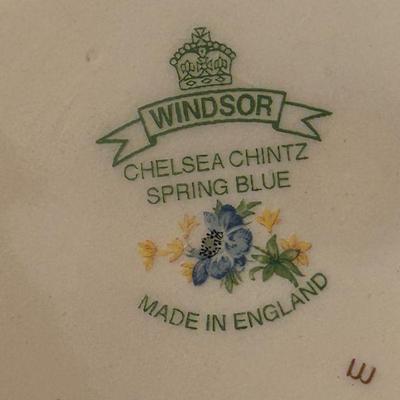 Windsor Chelsea Spring Blue Chintz Teapot 