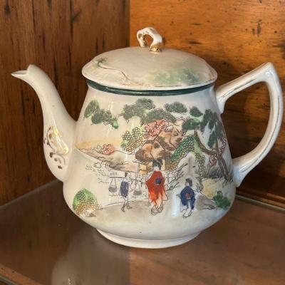 Hand Painted Japanese Tea Pot 