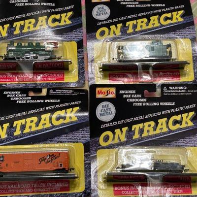 On Track Electric Train Cars 