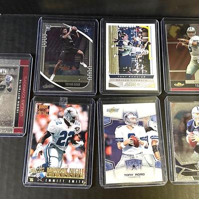 Football Trading Cards Including Jason Witten TE Dallas Cowboys Topps Finest Card And More